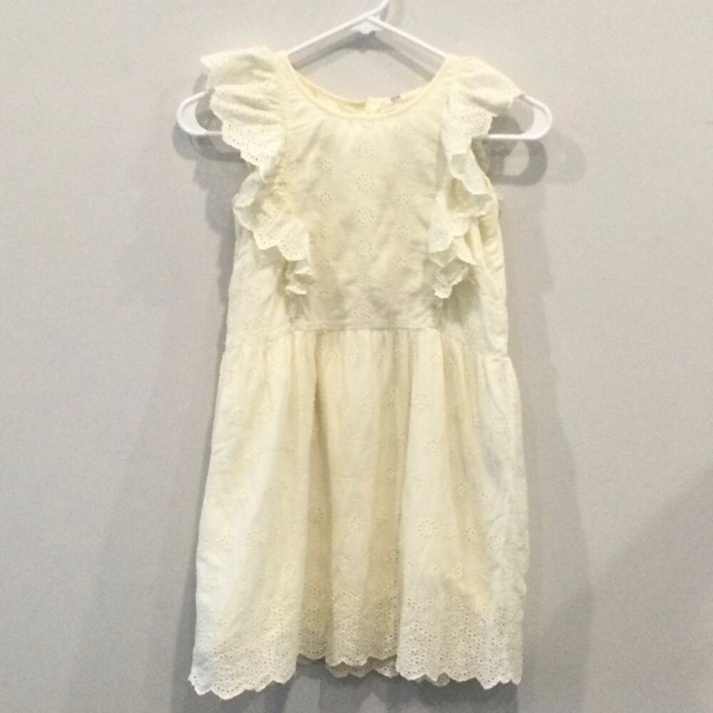 Loveshackfancy Girls Dress Tween 10 L White Lace Graduation Spring Church Eyelet